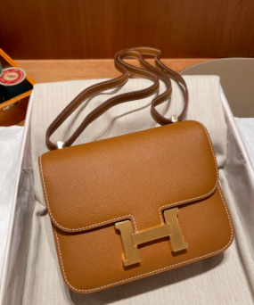 에르메스 콘스탄스18 골드브라운 금장 앱송